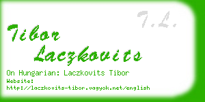 tibor laczkovits business card